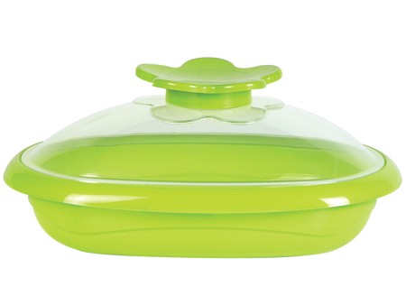 [4898] FUENTE OVAL LINEA BELLA 1 LT. C/TAPA 2897