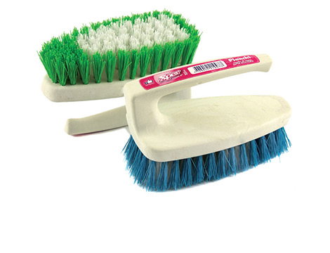 [6249] CEPILLO PLASTICO PLANCHI FIBRA PET 7.5 CM BICOLOR 12