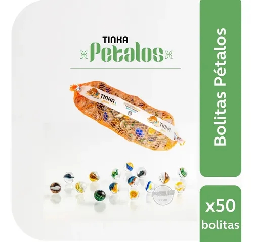 [8120] BOLITAS DE VIDRIO RED X 50 U. PETALOS