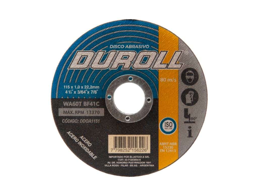[8491] DISCO DE CORTE O/A 115 1 X22.2 - DDOA1151