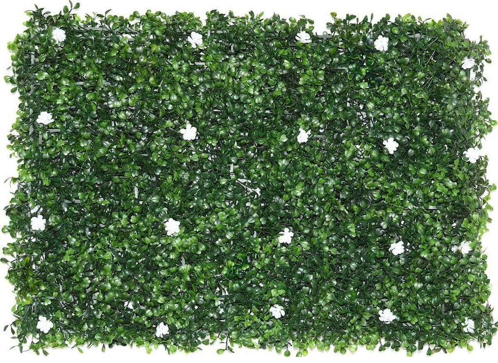 [8538] PANEL DE CESPED ARTIFICIAL C/ FLORES 40X60CM 90051