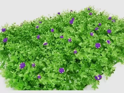 [8539] PANEL DE CESPED ARTIFICIAL C/ FLORES 60X40CM 90052