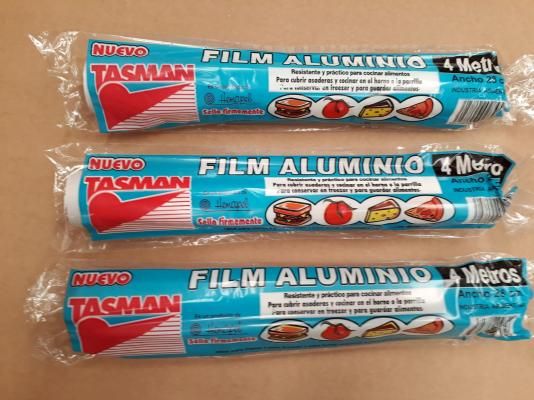 [8571] FILM ALUMINIO ROLLO 28 CM.  X 4 MT. ROLALU