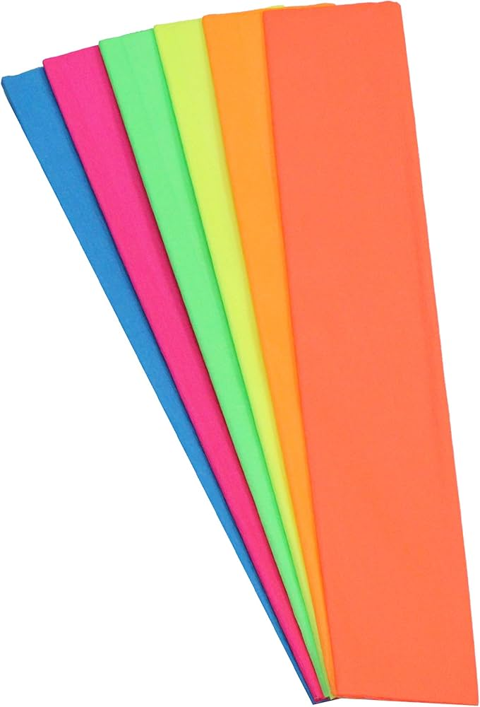 [10026] PAPEL CREPE FLUO 50 X 200 CM. SURTIDOS CRE003