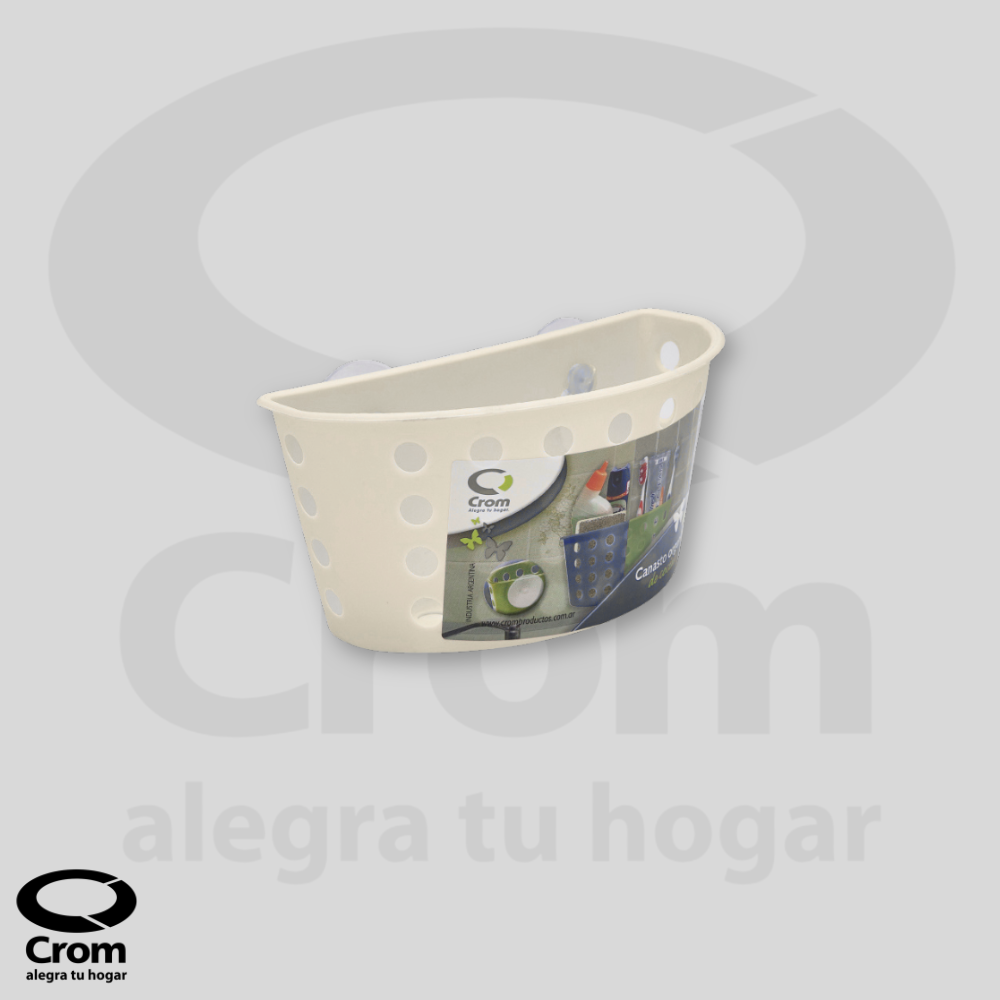 [10450] CANASTO ORGANIZADOR BAÑO Y COCINA C/SOPAPA 8-6292 (*)