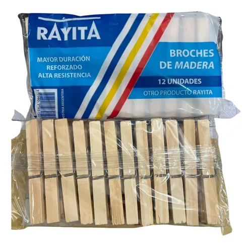 [10738] BROCHE P/ ROPA MADERA