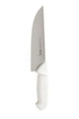[10744] CUCHILLO CARNICERO C/ PLASTICO BLANCO 7" 24621/087