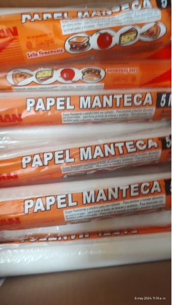 [10838] PAPEL MANTECA P/ COCINA ROLLO 30 CM. X 5 MT. ROLMAN