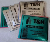 [10869] PAPEL GLASE 10 X 10 SOBRE X 10 U. METALIZADO