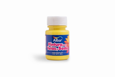 [11039] PINTURA DUO P/ TELA Y SEDA X 40 ML. AMARILLO CITRICO