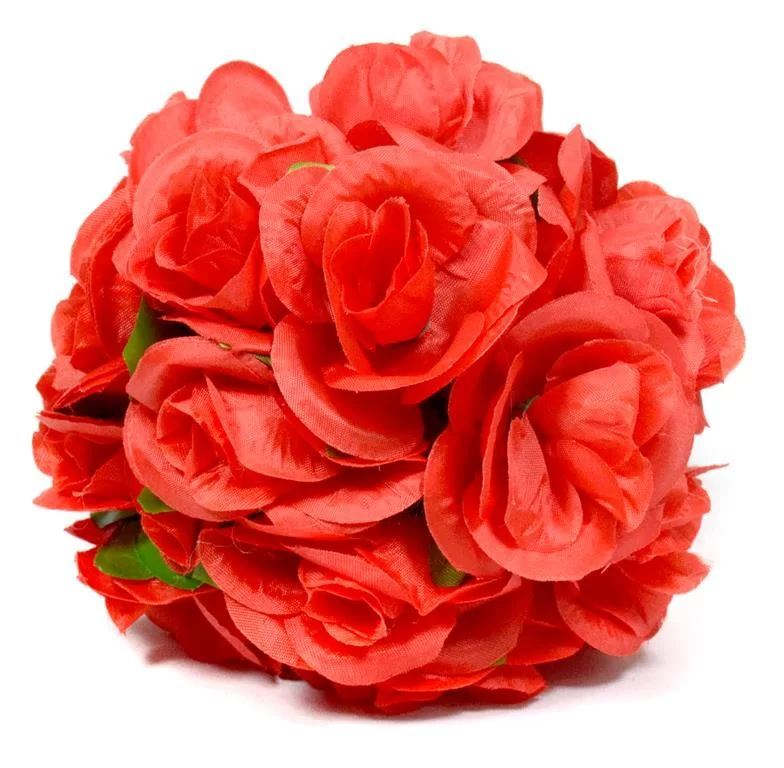 [11232] ESFERA DE FLORES 23 CM. ROJO 90504