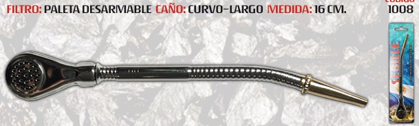 [11628] BOMBILLA FILTRO DES. CURVA 16 CM. - 1008
