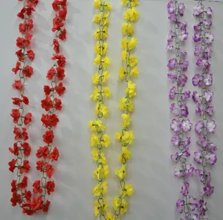 [12065] * CORTINA FLORAL X2.10 MT. ART. GD-014 COLORES SURT.