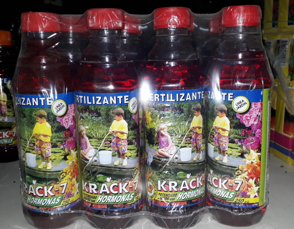 [12071] * FERTILIZANTE LIQUIDO C/ HORMONAS KRACK-7 X250 CC.