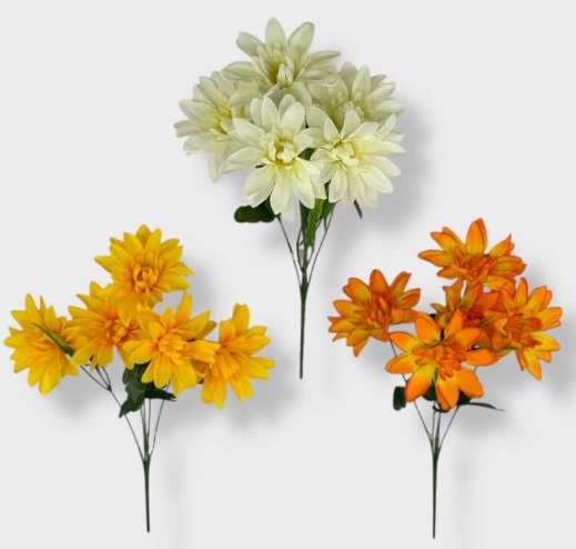 [12081] RAMO DALIAS x 5 U. 37 CM. TF-66315
