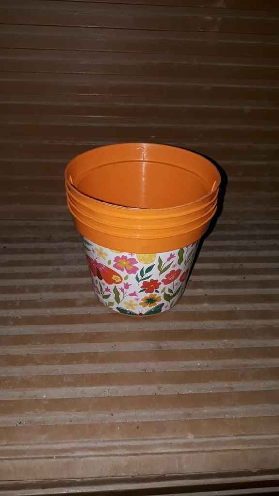 [12439] MACETA DECORADA N° 08 SURTIDAS