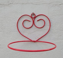 [12602] CORAZON CON ARO 14 CM. ART. 221