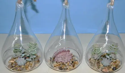 [13180] * CACTUS ARTIFICIAL CON TERRARIO ART. 160039 A