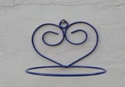 [13182] CORAZON CON ARO 22 CM. ART. 225