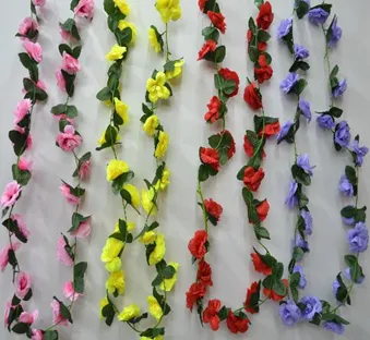 [13473] * CORTINA FLORAL X2 MT. ART. GD-001 COLORES SURT.