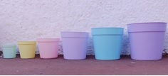 [13505] MACETA CLASICA PASTEL N° 16 COLORES SURT.