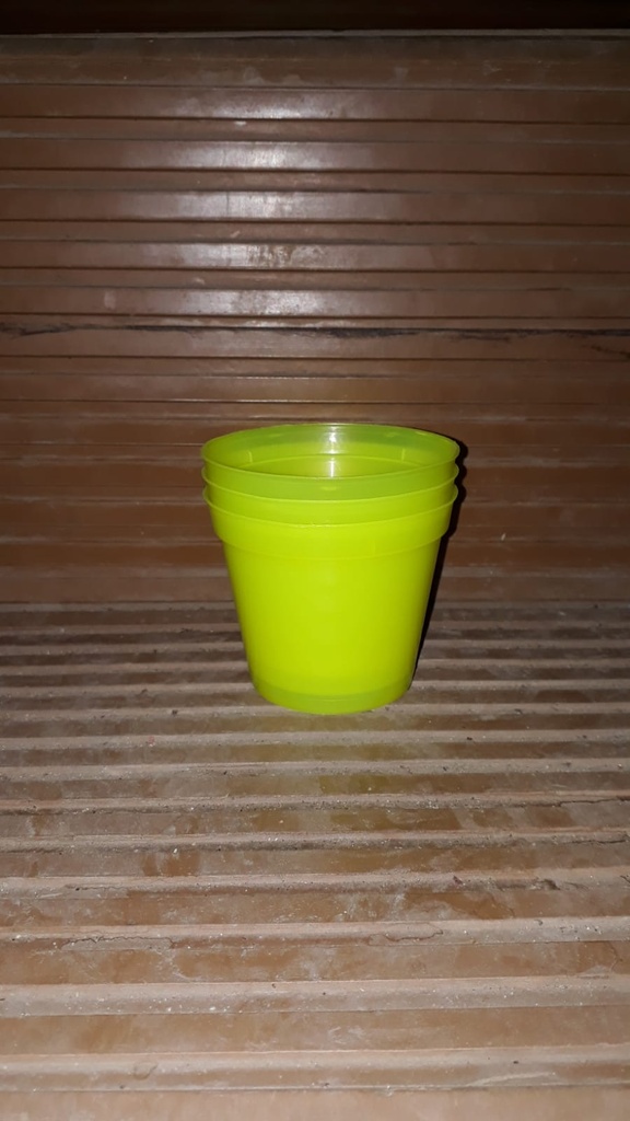 [13507] MACETA CLASICA FLUOR N° 08 COLORES SURT.