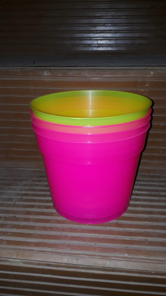 [13512] MACETA CLASICA FLUOR N° 18 COLORES SURT.