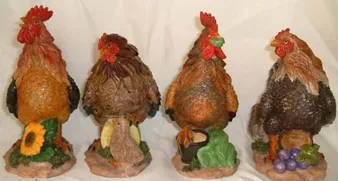 [13621] * ADORNO GALLO/ GALLINA ART. SY 30026