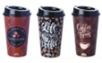 [13876] VASO DECORADO CAFE 280 ML. C/ TAPA Y PICO 8989