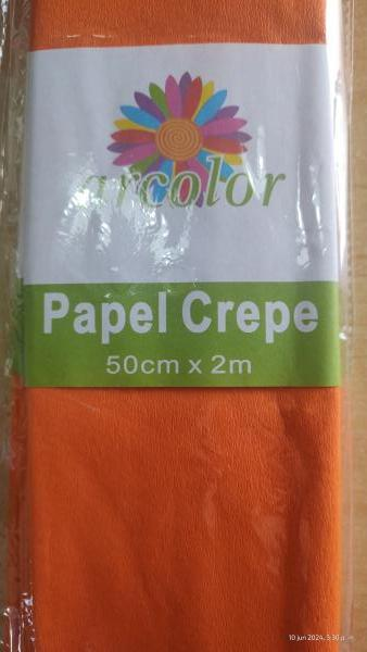 [13899] PAPEL CREPE 50X200 NARANJA CRE001