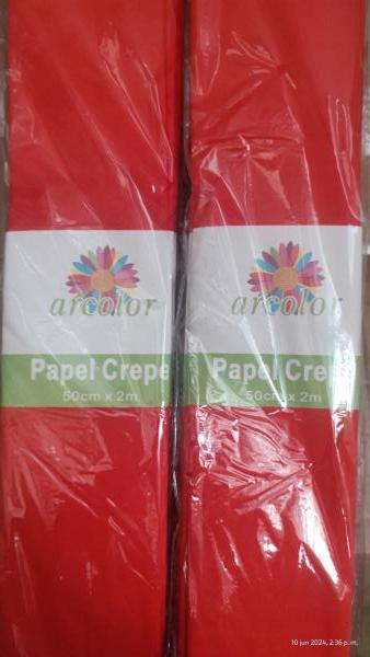 [13900] PAPEL CREPE 50X200 ROJO CRE001