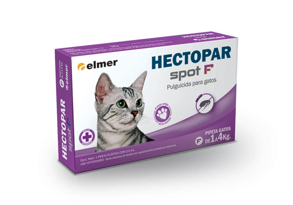 [13919] PIPETA P/ GATO SPOT F 0,4 ML. (0 HASTA 4 KG)