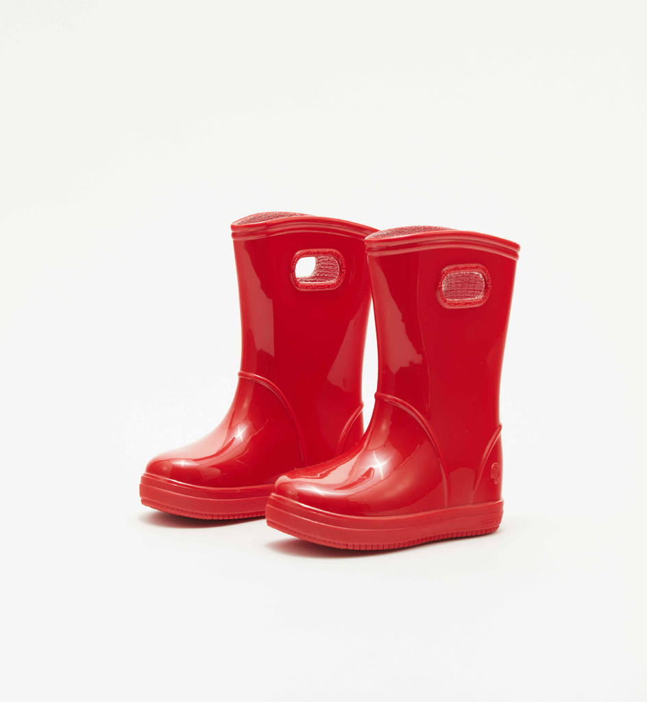 [13970] BOTA INFANTIL CORTA KINDER N° 27/28 ROJA