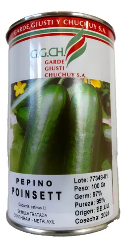[14504] PEPINO LARGO POINSETT LATA X 100 GR.