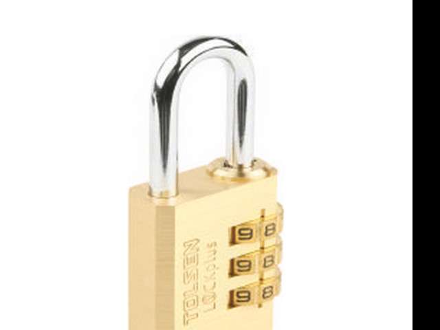 [14514] CANDADO COMBINACION 30 MM. BRONCE 55123