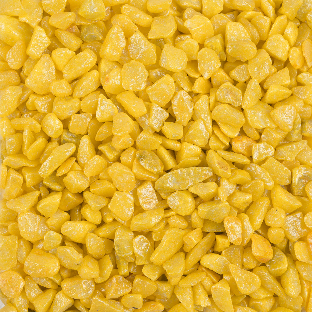 [14592] PIEDRAS DECORATIVAS X500 GRS. COLOR AMARILLO