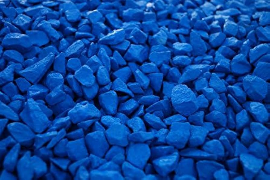 [14595] PIEDRAS DECORATIVAS X500 GRS. COLOR AZUL
