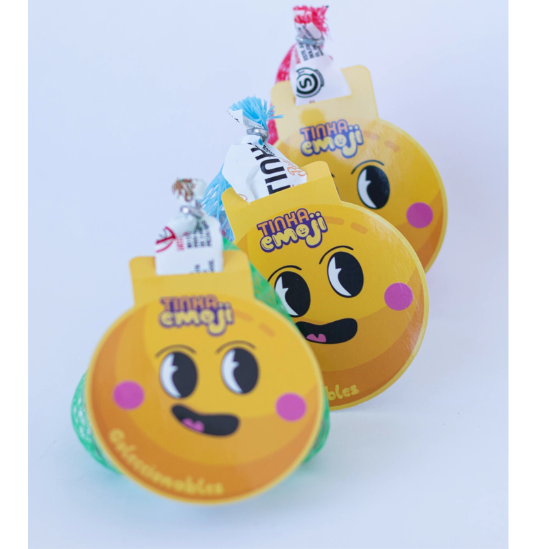 [14648] BOLONES DE VIDRIO RED X 25 U EMOJIS