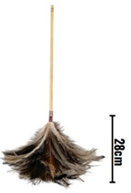 [14650] PLUMERO NACIONAL MEDIANO 28 CM. GRIS