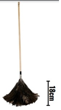 [14651] PLUMERO AFRICANO CHICO AVESTRUZ 18 CM.