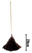 [14652] PLUMERO AFRICANO MEDIANO AVESTRUZ 28 CM.