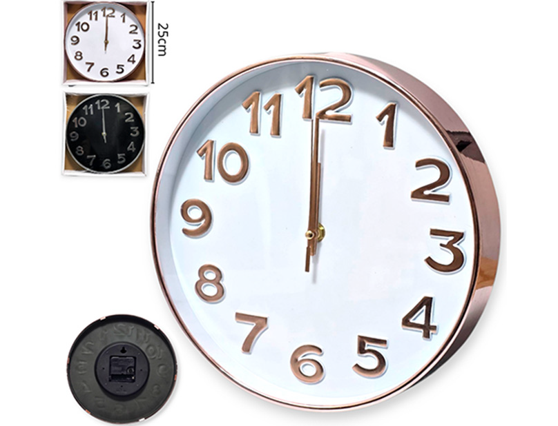 [14659] RELOJ DE PARED 25 CM. REDONDO WQ10042