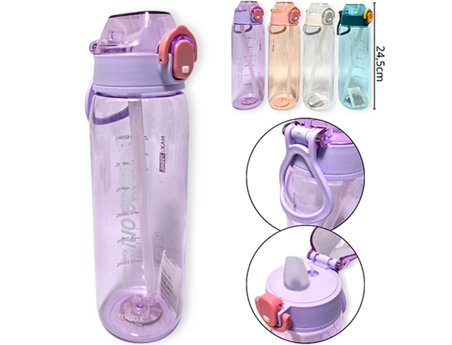 [14673] BOTELLA PLASTICO C/ PICO SILICONA 750 ML. (HW52057)