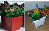 [14836] * MACETA C/ PLANTA ARTIFICIAL (VIENESA/PIRAMIDE) MF-195