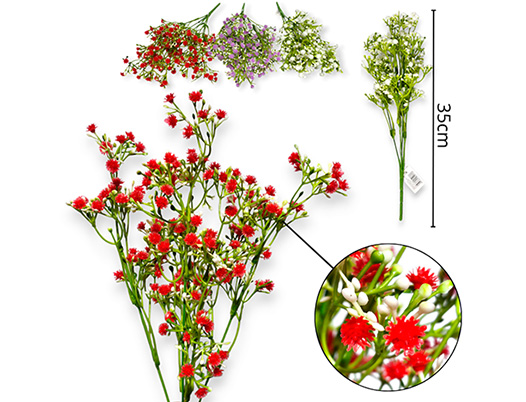 [14854] RAMO FLOR ARTIFICIAL VELO DE NOVIA VARIOS COLORES (FL10107)