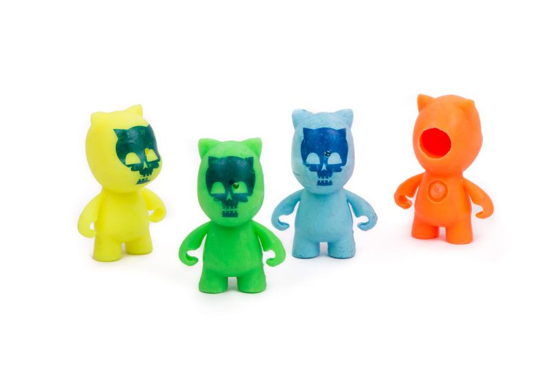 [14884] GATO DE GOMA CH2 10 CM.