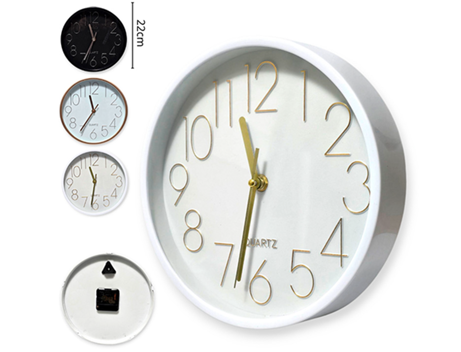 [14906] RELOJ DE PARED 22 CM (WQ10035)