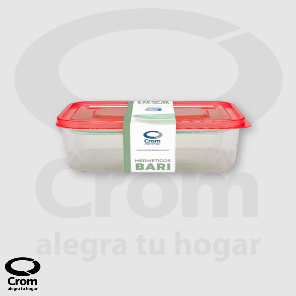 [14983] HERMETICO RECTANGURAL X3 400CC + 1.1 LT + 2 L - 2-0350